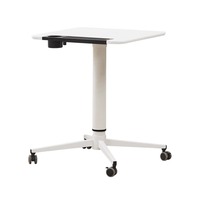 Bureau d'ordinateur portable réglable en hauteur, portable, pour la maison, à poser sur le lit ou le canapé, petit bureau carré de style debout
