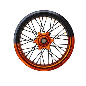 Juego de Ruedas Supermoto de 17 Pulgadas para K-TM <span class=keywords><strong>EXC</strong></span> SXF Yamaha YZF450 YZ250, Mazas CNC Billet 7050, <span class=keywords><strong>Llantas</strong></span> 17x3.5 17x4.25, Motard Racing 2014-2024 - Product Image 6