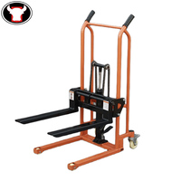 Micro carretilla elevadora de 1,2 m, apilador dinámico de 260kg, Palé hidráulico para coche, pequeños almacenes domésticos, carretilla Manual