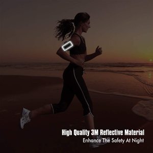 Pochette de bras de téléphone portable sport en cours d'exécution sac brassard réglable réfléchissant porte-clé de Smartphone écran tactile bandeau de bras de téléphone portable - Product Image 5