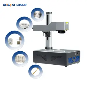 Fiber cam lazer ile özelleştirme 3D yazıcı paslanmaz çelik gravür makinesi gravür Metal Mini kristal kazınmış