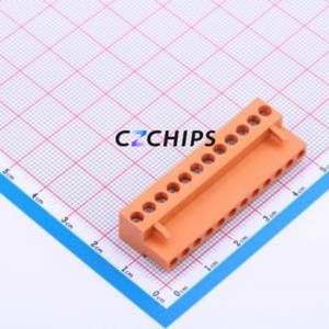 JL396-39612O01 Plug-in Terminal Block P=3.96mm Connector ( Connector Type: Plug )( Construction: 1x12P )( Pitch: 3.96mm ) - Product Image 1