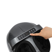 Masseur de pieds électrique à compression d'air, pétrissage, rouleaux vibrants, chauffage, shiatsu