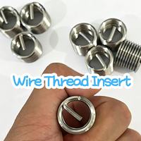 Wire Insert Thread Anti Fatigue TC4 Titanium Sleeve Custom Short Lead Time Thread Reinforcer for Heavy Automation Machinery