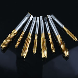 Machuelos <span class=keywords><strong>de</strong></span> Acero Rápido con Recubrimiento <span class=keywords><strong>de</strong></span> Cobalto y Titanio, Espiral, para Acero Inoxidable y Trabajo <span class=keywords><strong>de</strong></span> Metales, Personalizados OEM/ODM, Diámetro M2-M20 - Product Image 5