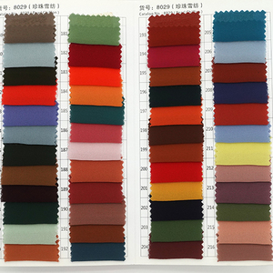 Di alta qualità 100% poliestere 75D perlata Crepe Chiffon tessuto stampato organico leggero per le ragazze - Product Image 2
