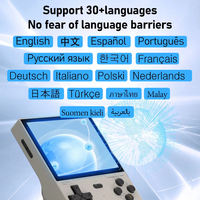K36 Console de jeu vidéo de poche rétro 500nit 3.5 pouces IPS écran lecteur Portable 15000 + émulateur de jeux pour PS1/PSP/DC/N64/SS