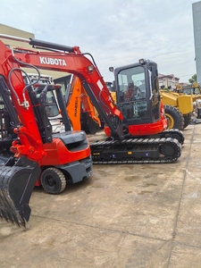For Kubota U55 Used Mini Hydraulic Excavator Secondhand <b>Small</b> Earth-Moving Construction Machine Engine Motor Digging Equipment - Product Image 3