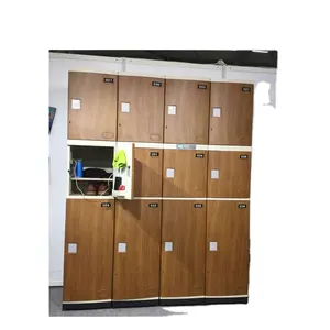 Cái nhìn bằng gỗ ABS nhựa đồng tiền hoạt động hồ bơi lưu trữ tủ locker