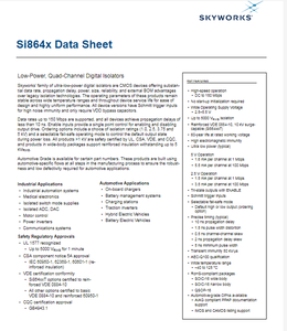 Empreintes et symboles schématiques SI8642ED-B-ISR <span class=keywords><strong>CAD</strong></span>/<span class=keywords><strong>CAE</strong></span> - Product Image 6