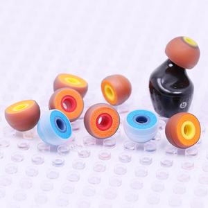 Puntas de Espuma de Silicona de 4.5mm Color Naranja para Auriculares Beats <span class=keywords><strong>JBL</strong></span>, Cubiertas de Espuma Viscoelástica para Reducción de Ruido - Product Image 5