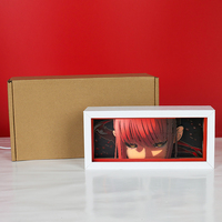 Lampe de nuit LED personnalisée Anime Light Shadow Box, cadeau Anime, figurine Demon Slayer, lampe Manga, décoration de maison de luxe