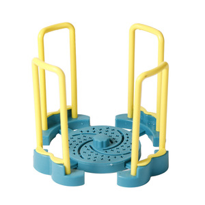 Thế Hệ Thứ Hai Hai Hai Tầng Có Thể Thu Vào Món Ăn Giá Nhà Bếp Nhựa Lưu Trữ Giá Với Hộp Đóng Gói Quay Có Thể Thu Vào Món Ăn Giá - Product Image 1