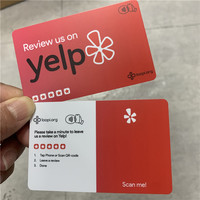 Toque y comparta NFC inteligente sin contacto Revise con nosotros en la tarjeta Trip Advisor Código QR Tripadvisor NFC Tarjeta de revisión QR