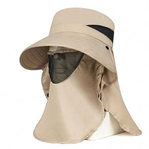 Chapeau de soleil d'été toutes saisons avec protection UV et cache-nuque, idéal pour la chasse, la pêche, la randonnée, le camping – Équipement de sport et de voyage pour hommes et femmes - Product Image 3