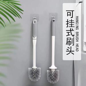 Escobilla de baño Yiwu con mango largo, cerdas de nailon suaves y soporte de plástico para la limpieza del baño - Product Image 3