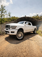 Jante en alliage forgée sur mesure de luxe, finition chrome poli, super large, pour GMC Ford 2500, 8x6.5, 6x5.5, 10x225, 18, 20, 22 pouces