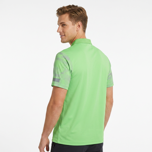 Camiseta de Fútbol Verde Tipo Polo de Manga Corta para Entrenamiento, Partido de Equipo, con Logotipo Personalizado - Product Image 2
