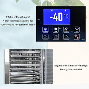 Congélateur coffre de boulangerie robuste à 10 plateaux, congélation rapide, refroidissement par air, basse température -36 à -40°C (Usage commercial) - Product Image 5