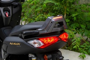 Accessoires de moto dossier nouveau Nmax 155 type Transformateur petit dossier avec lumière pour nouveau <span class=keywords><strong>yamaha</strong></span> nmax 155 <span class=keywords><strong>125</strong></span> 2020 <span class=keywords><strong>2021</strong></span> - Product Image 5
