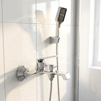 OEM/ODM Ensemble de robinet mural en laiton de haute qualité Robinet de salle de bain et robinets de baignoire et de douche