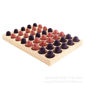 Organizador de Cápsulas de Café de Madera para 40 Cápsulas, para Encimera de Cocina o Escritorio - Product Image 4