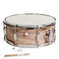 Factory Direct Sale Natural Wood Color 14-inch Small Snare Drum Percussion Instrument