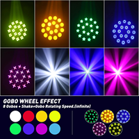 Mini projecteur LED DJ 150W Beam Spot Wash 3-en-1, éclairage robotisé à tête mobile pour DJ, discothèques, bars, événements et scènes