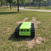 Robot Kargo Berat 2026 dengan Sasis Beroda dan Motor Brushless Industri 24V Elektrik