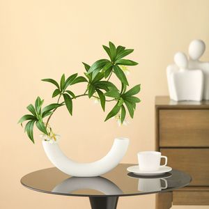 Nuevo Florero de Cerámica con Diseño de Tubería de Agua, Decoración para el Hogar, Flores Artificiales - Product Image 3