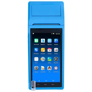 Mini Slimme Mobiele Wifi Draadloze Handheld Android Pos Terminal Machine Qr Code Thermische Printer