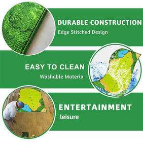 Alfombrilla de golf personalizada Práctica Turf Strike Golf Chipping Course Range Track Practice Golf Hitting Mats - Product Image 6