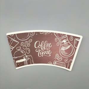 Vaso de cartón con revestimiento de PE de doble cara, apto para uso alimentario, impreso con flexografía, modelo para bebidas y aperitivos, para envolver, al por mayor - Product Image 3