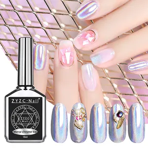 Tùy Chỉnh Nhãn Hiệu Riêng Rõ Ràng Dài Mặc Không Có Lau Cơ Sở Móng Tay Và Top Coat Gel Nail Polish Đối Nail Art