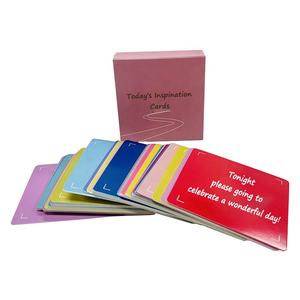 Encouragement personnalisé <span class=keywords><strong>Phrases</strong></span> <span class=keywords><strong>positives</strong></span> Inspiration Message Affirmations Cartes flash Impression avec papier offset <span class=keywords><strong>et</strong></span> carton - Product Image 2