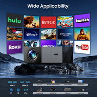 Nouvel arrivage HY320 Mini Dual Wifi6 BT5.0 4K 1080P Projecteur intelligent Android 9 Native Portable Home Cinema Beamer