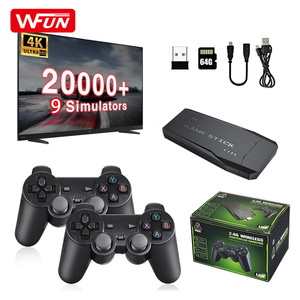 Consola de Videojuegos Retro M8 para Niños, <span class=keywords><strong>4K</strong></span>, Inalámbrica, con Dos Controles, Compatible con HDMI, M8 <span class=keywords><strong>Game</strong></span> <span class=keywords><strong>Stick</strong></span> - Product Image 1
