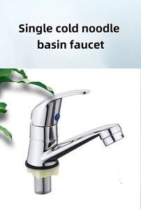 Moderno a foro singolo rubinetto cromato monouso lavabo <span class=keywords><strong>miscelatore</strong></span> <span class=keywords><strong>per</strong></span> lavandino da <span class=keywords><strong>bagno</strong></span> rubinetto acqua fredda veloce rubinetto - Product Image 4