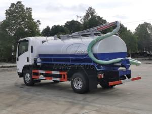 Isuzu KV600 4X2 150HP Diesel Manual Transmission Sewer Cleaning Sewage <b>Suction</b> Vacuum <b>Pump</b> Truck 5000 Liters Septic Tank Truck - Product Image 6