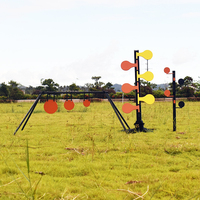 Support de tir portable en acier AR500 de haute qualité et durable pour tir en plein air, arbre de duel pour carabine à air comprimé