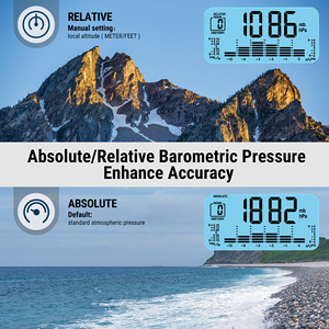 다기능 ThermoPro TP280 1000FT 무선 디지털 온도계 습도계 일기 예보 - Product Image 4