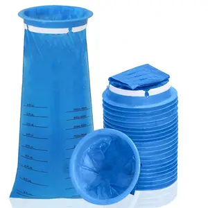 PE Blue Waste Disposal Barf Bags Emesis Disposable Vomit Aircraft Car Sickness Nausea Bags For Travel Motion Sickness