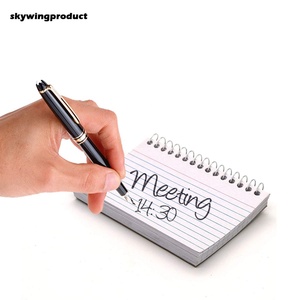 Skywingproduct tái chế Trắng Cai Trị nghiên cứu chỉ số thẻ bán buôn khuyến mại giá xoắn ốc ràng buộc đục cạnh nộp hồ sơ - Product Image 3