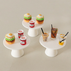 Modelo <span class=keywords><strong>de</strong></span> mesa en miniatura <span class=keywords><strong>de</strong></span> simulación Hamburg Jam & Juice para <span class=keywords><strong>casa</strong></span> <span class=keywords><strong>de</strong></span> <span class=keywords><strong>muñecas</strong></span>, adornos <span class=keywords><strong>de</strong></span> hamburguesas y té con leche, decoraciones DIY - Product Image 2