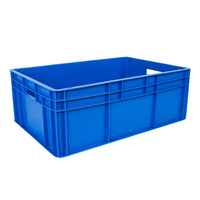 Boîte solide personnalisée caisse de transport de volailles vivantes en plastique pour le stockage de poulets sur le marché africain