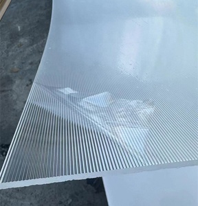 2-12mm tebal garis bertekstur bergaris bergaris jelas akrilik bertekstur lembaran bergaris bergelombang akrilik lembar Panel papan piring - Product Image 3