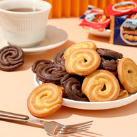 Biscuits pour le petit-déjeuner au goût de glucose danois Snacks sucrés dans une boîte pour souvenirs et remplacement de repas