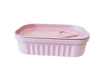 Boîte de conserve vide pour sardines, design personnalisé, avec couvercle amovible, pour la fabrication de bougies, boîte de conserve pour thon, pour bougie en cire