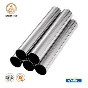 Труба из нержавеющей стали D=42.4x2мм L=4000мм <span class=keywords><strong>AISI304</strong></span> A/42.4x2, светлая полированная, сварная, INOX, 3 дюйма - Product Image 1