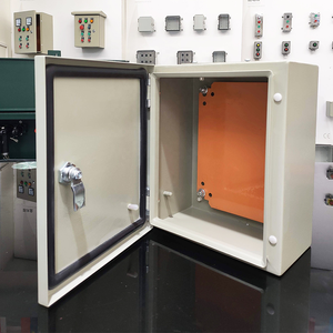 Boîtier électrique industriel extérieur gris en fer/tôle galvanisée, étanche à la poussière IP66, équipement de distribution OEM - Product Image 4